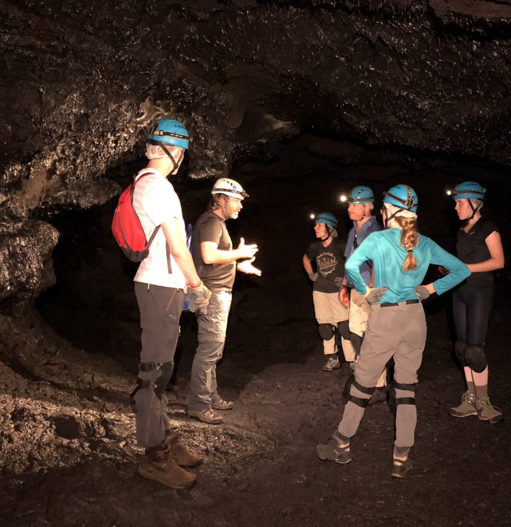 visite des tunnels de lave avec ludo