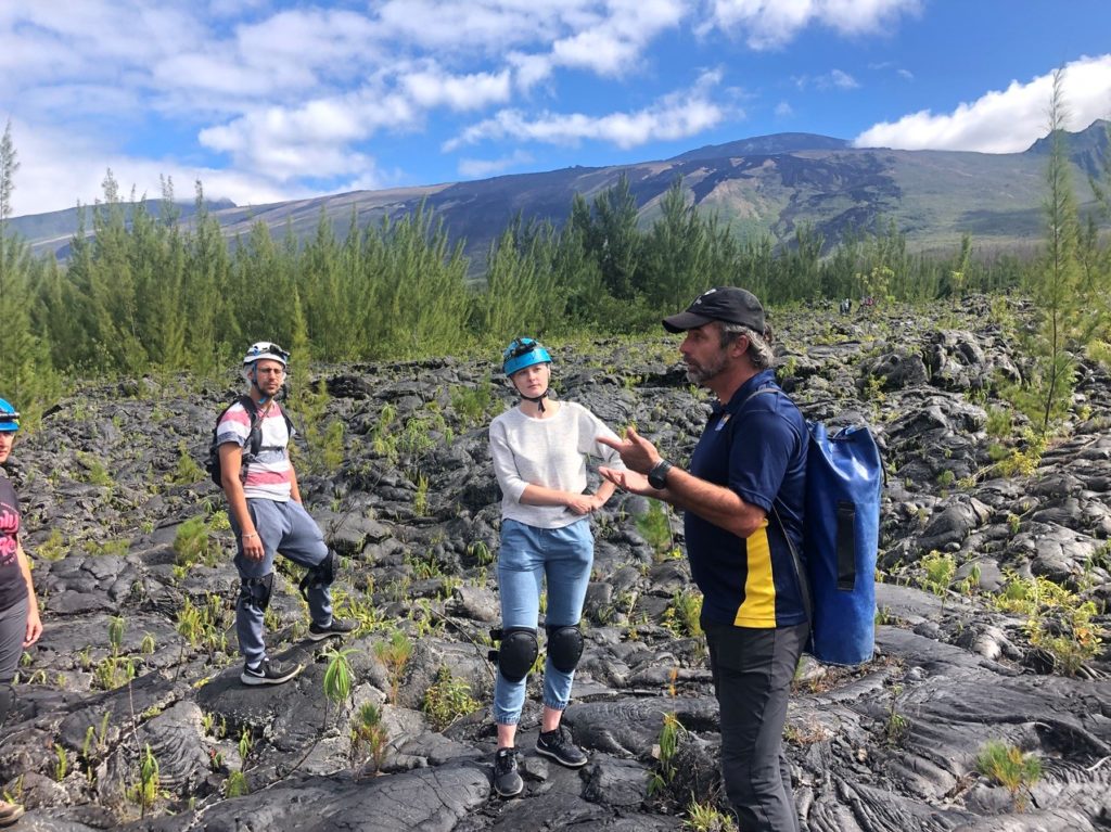 tunnel de lave réunion coulée 2004